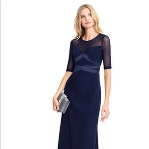 Navy blue gown